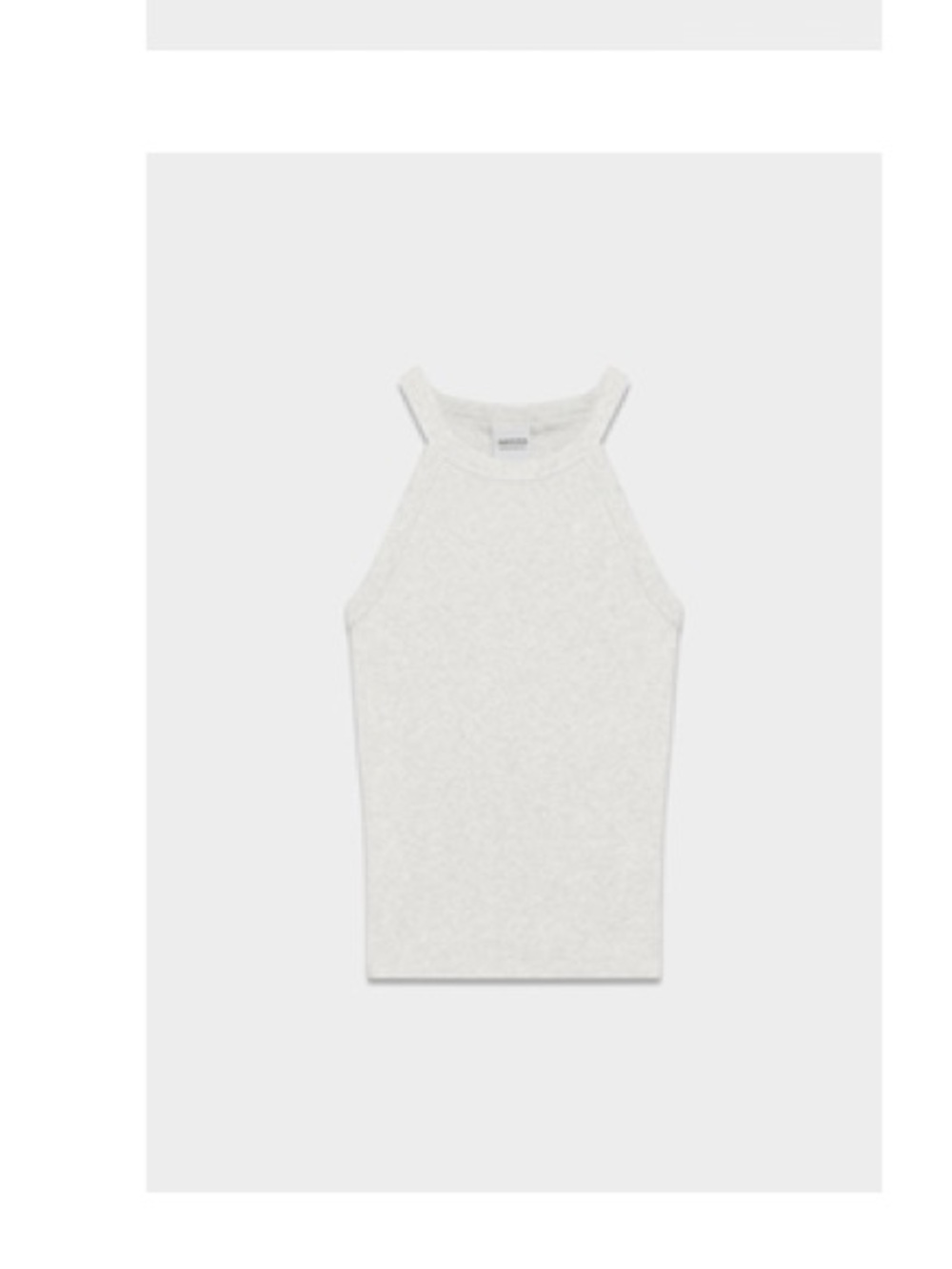 Homestretch Rib Halter Tank Top
